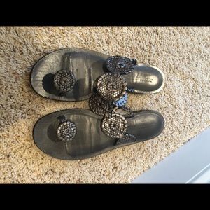 Black leather Jack Rogers size 8.5